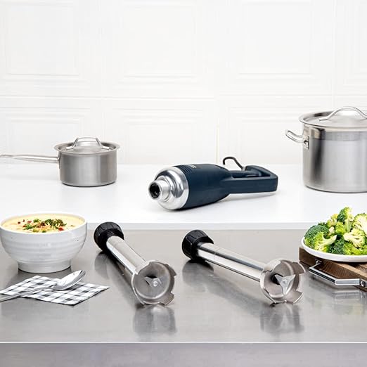 Restaurantware ATTACHMENT ONLY: Hi Tek 14 Inch Immersion Blender Attachment 1 Dishwashable Blending Shaft - Blender Sold Separately Durable Stainless Steel Blender Attachment