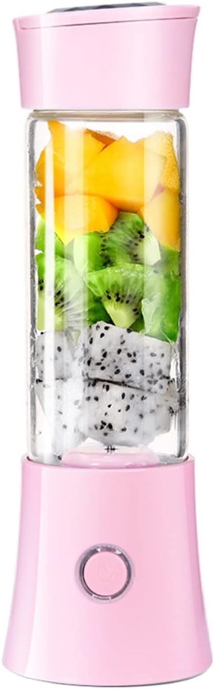 Juicer Household Mini Electric Juicer Blender Multifunctional Juicing Cup Small Fruit Mixing Cup 480ml Juice Maker Machine (A)