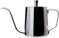 Pour Over Coffee KettleLong Narrow SpoutCoffee CarafeGoose Neck KettleStainless Steel Tea KettleStovetop Portable Water Bottle 12OZ