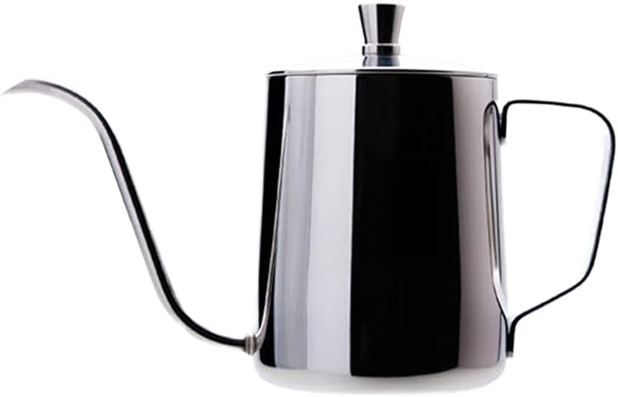Pour Over Coffee KettleLong Narrow SpoutCoffee CarafeGoose Neck KettleStainless Steel Tea KettleStovetop Portable Water Bottle 12OZ
