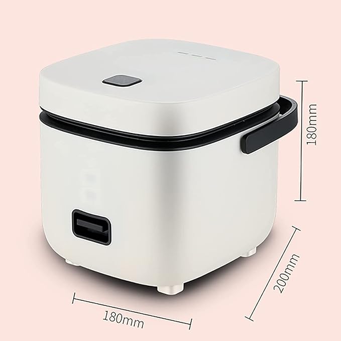 Rice Cooker &amp Steamer &amp Hot Pot &amp Soup Pot 1.2L Mini 5-Layer Gathering Non-Stick Liner for Family Dormitory for 1~2 People Rice Cooker