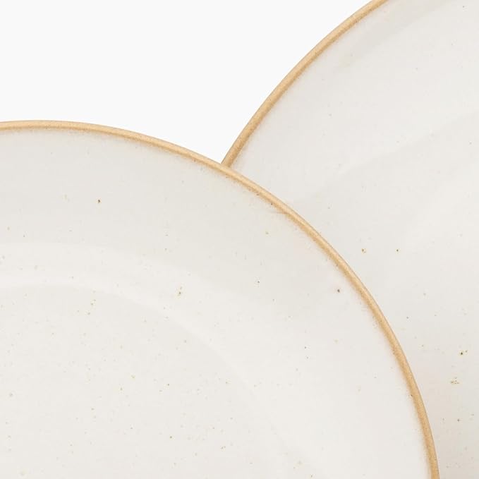Larder &amp Vine Ceramic Stoneware Dinnerware 16-Piece Set 4 Place Settings (Sand)