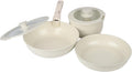 6-Piece Ceramic Cookware Set - Dishwasher Safe Nonstick Pots and Pans Set with 2 Lids and Detachable Handle Including 9inch Frying Pan 11inch Frying Pan 7inch Soup Pot All Stove Compatible
