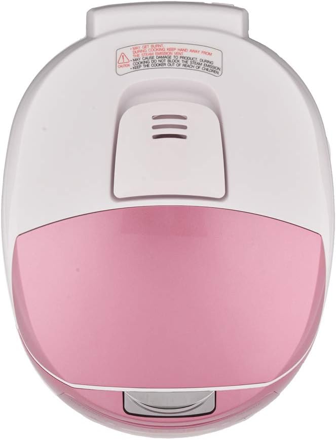 CUCKOO Micom Rice Cooker 6 Cup Uncooked / 12 Cup Cooked Korean Fuzzy Logic Rice Cooker with Delay Timer &amp Keep Warm Setting Versatile Food Steamer with Non-Stick Inner Pot Pink (CR-0631F)