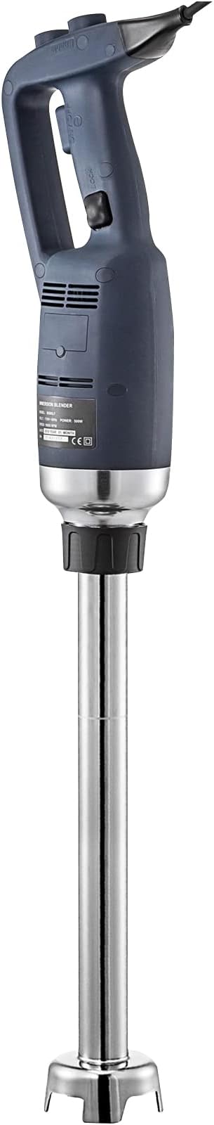 VBENLEM Commercial Immersion Blender 500W Power Hand Held Mixer with 19.7-Inch 304 Stainless Steel Removable Shaft Electric Stick Blender Variable Speed 4000-16000RPM
