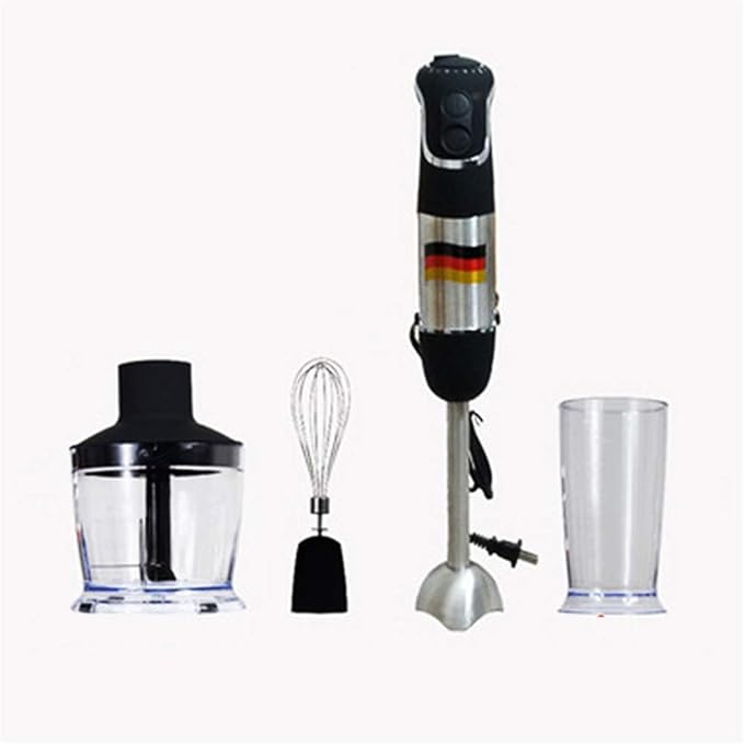 Kitchen Immersion Hand Blender with Stainless Steel Shaft and Blade Rubber Handle All-Copper Motor High Power Smoothies Mixer Cooking Machine