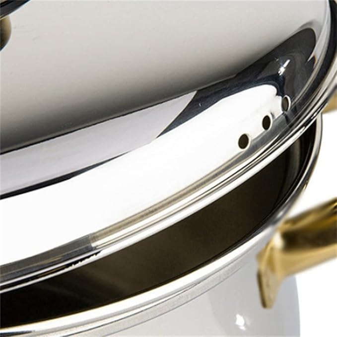 Cookware 6 Piece Stainless Steel Cookware Set With Induction Base With Glass Lid Kitchen Cookware (Color : A Size : See description)