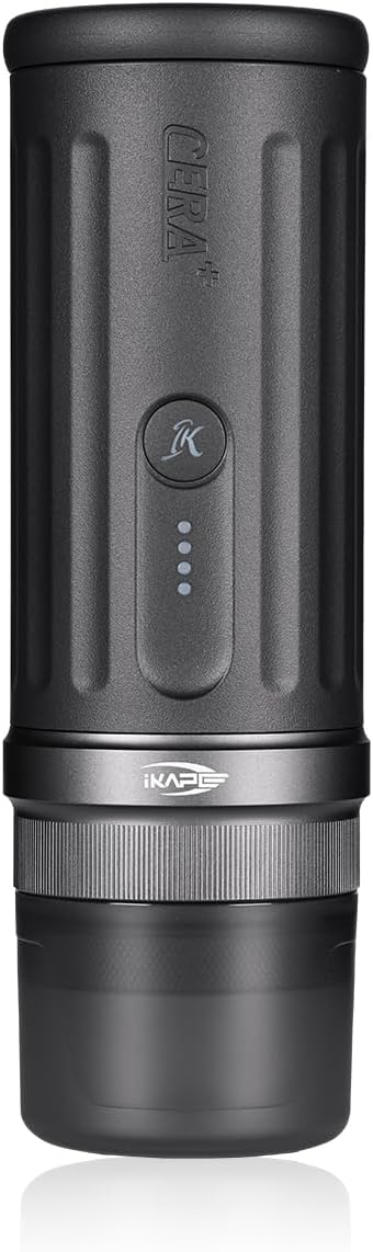 IKAPE KAPO K2 Portable Espresso Machine with Bl uetooth APP Connect &amp 51mm Bottomless Basket Electric Coffee Maker 20 Bar Pressure for Home Travel Camping
