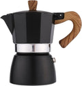 Aluminum Moka Pot For 3/6 Cups Portable Espresso Coffee Maker Machine Camping(Red)