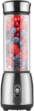 Portable Blender Mini Blender Smoothie Maker with USB Rechargeable Electric Blender Professional Commercial for Vegetables and Fruit Smoothie Maker Blender Food Processor 4000Mah 380Ml
