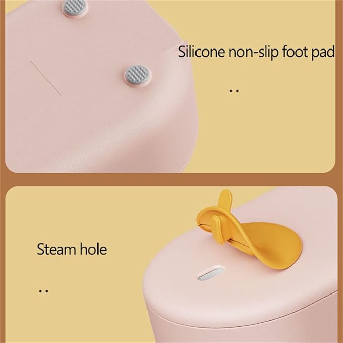 Electric Rice Box Portable Cooker Heating Bento Food Warmer Water-free Warming Pot
