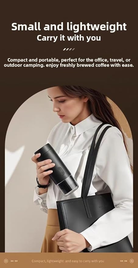 Portable Coffee Maker Home Office Automatic Capsule Extraction Travel Camping Gifts (Coffee machine/2S/free bracket/)