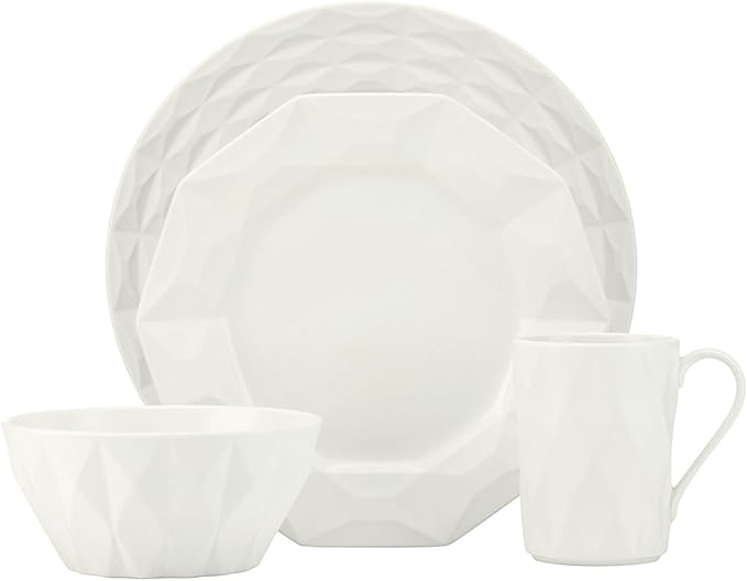 kate spade new york Castle Peak 4-piece Dinnerware Place Setting Cream