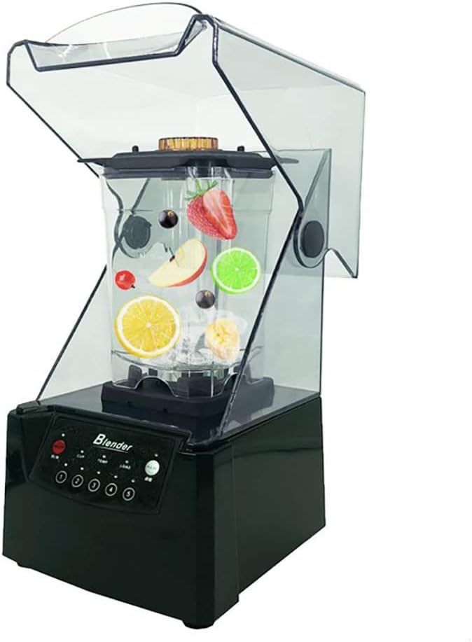 Smoothie Machine Commercial Hood Soundproof Cooking Machine Silent Mixer Milk Tea Shop Smoothie Crushed Ice Juicer