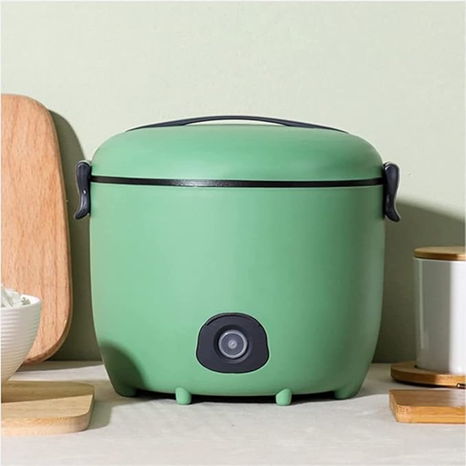 1.8L Small Rice Cooker Multi-Function Rice Cooker with Detachable Non-Stick and Keep Warm Function for 1-3 People Rice Cooker (Green)