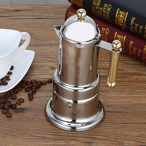 Coffee Machine 200Ml 4 Cups Stainless Steel Coffee Pot Moka Coffee Maker Teapot Filter Automatic Coffee Machine Espresso Machine