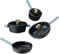 Kitchen Cooking Sets 4pcs Cookware Set Non Stick Soup Pot Frying Pan Wok Milk Pan Gas Induction Cooker General Purpose Kitchen Cookware Sets