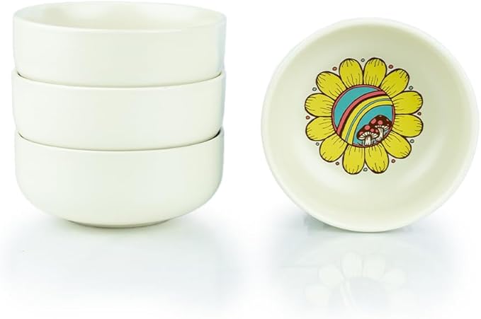 Everything Kitchens Modern Flat 16-Piece Dinnerware Set | Peace &amp Love (12-Piece Dinnerware Set)