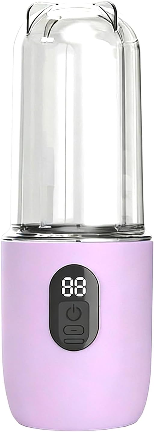 Personal Blender Portable 40W 500ml USB Rechargeable Electric Blender Cup with 16 Stainless Steel Blades for Shakes and Juice