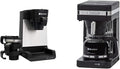 BUNN MCU My Cafe Single Cup Multi Use Coffee Brewer (Black/SST) &amp CSB2B Speed Brew Elite 10-Cup Coffee Maker Black/SST
