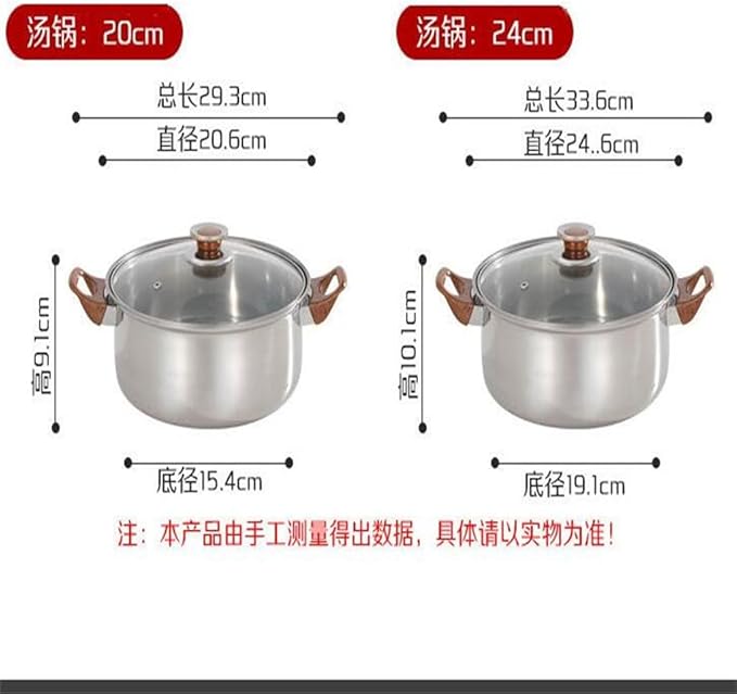 Cookware Kitchen Ware Export Wood Grain Detachable Handle Stainless Steel 12 Piece Set Non Stick Pot Set