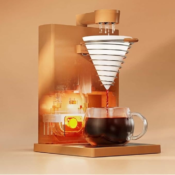 Coffee Maker drip Coffee Maker semi-Automatic Coffee Maker Stainless Steel a Perfect Coffee Gift.