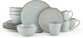 Food Plate Set Stoneware 16-Piece Dinnerware Set Ceramic Dishes To Eat Plates Dinner Sets Dish Tableware Bar