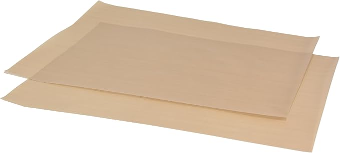 Prince Castle Release Sheet for 297 Series Contact Toasters 3 mil Thick (2-Pack) - Non-Stick Sheets and Commercial Toaster Liner for Bread Buns and More