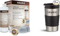 Keurig 3-Month Brewer Maintenance Kit 7 Count &amp Travel Mug Fits K-Cup Pod Coffee Maker 1 Count (Pack of 1) Stainless Steel