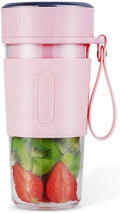 Blender for Shakes and Smoothies – 300ml Portable Blender USB Rechargeable – Multifunctional Smoothie Maker with Ultra Sharp Blades and Non-BPA Blender Bottle – Ideal for Traveling Gym Office