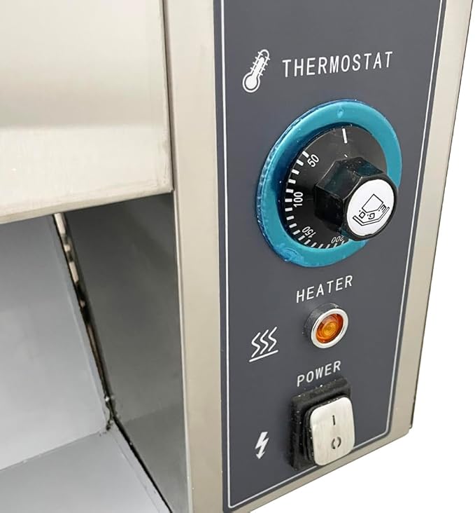 TECHTONGDA Commercial Burger Bun Toaster Electric Vertical Burger Baking Machine Automatic Conveyor Toaster for Burger Bun Bread Toast 2000W