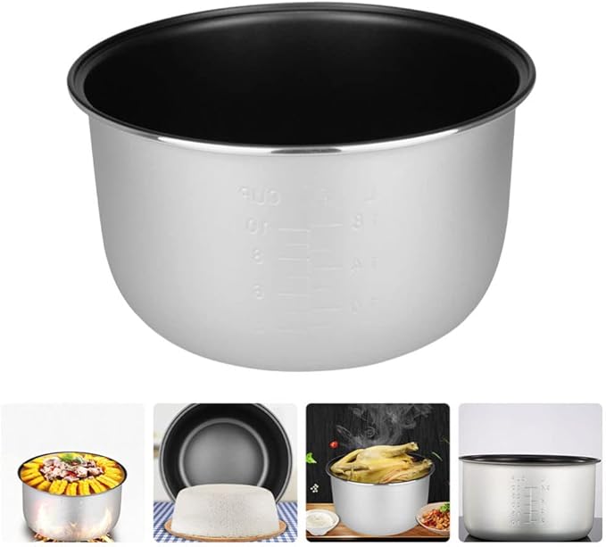 Cabilock Rice Cooker Liner Non Stick Inner Pot Rice Cooker inside Pot Electric Cooker Accessories for Home Kitchen Shop