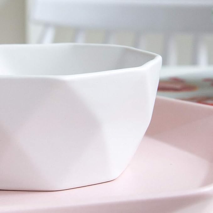 Ceramics Dinnerware Set with 36 PiecesBowl/Dish/Spoon|Dinner SetsGeometric Cut Pattern Porcelain Combination Set