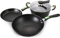 Cookware SetProfessional - 3Pc Saucepan Setwith Tempered Glass Cover Non-Scalding HandleSuitable for A Variety of Heat Sources Including Induction Cookers