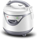 1.6L large capacity Rice Steamer Rice Cookers One Key Operation Non-Stick Inner Pot Automatic Cooking Keep Warm (Yellow) (White)