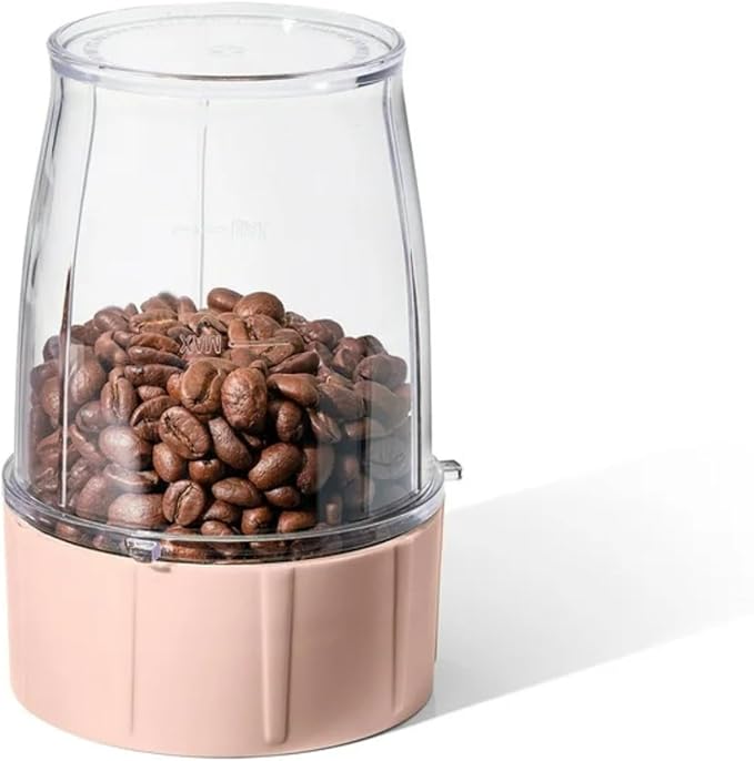 Personal Blender 12-Piece Set 240W Power BPA-Free Dishwasher Safe with Travel Cup and Grinding Blade (Rose)