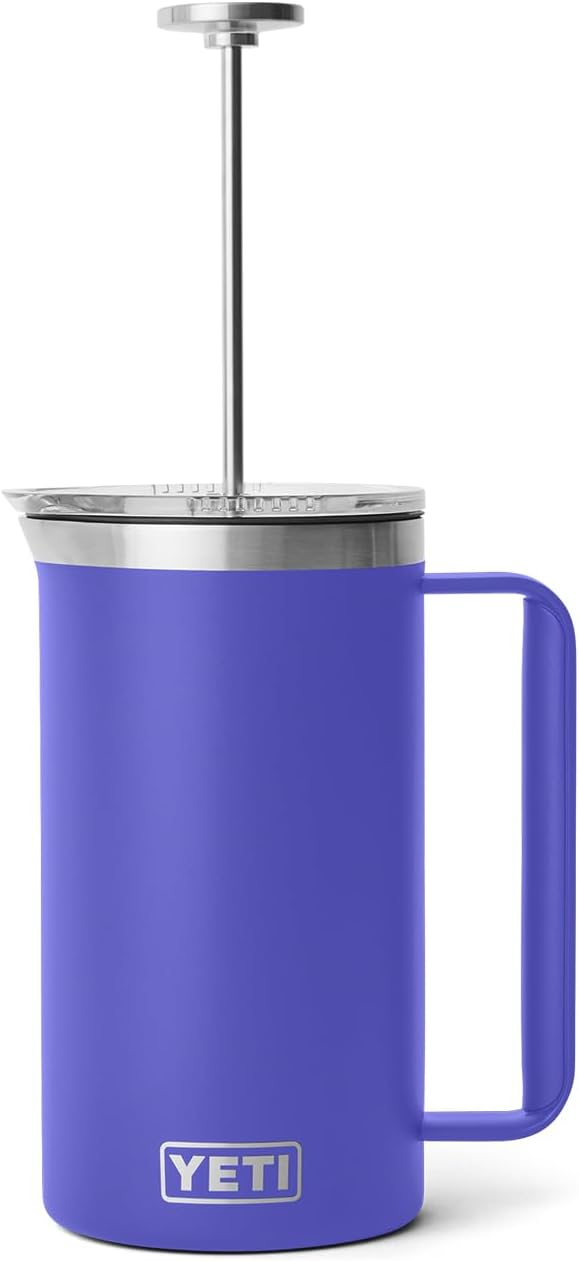 YETI Rambler 34 oz. French Press Coffee Maker Ultramarine Violet
