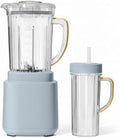 Power Exact Blender System with auto-adjusts speed and power based on ingredients 700W Motor3 Speeds &amp 4 Pre-sets Functions (Cornflower Blue)