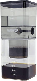 Habiba Iced Drip Coffee Maker Home Cold Brew Coffee Maker Iced Drip Coffee Maker with Removable Stainless Steel Filter Durable Coffee Maker 500ML/16.9oz Reusable