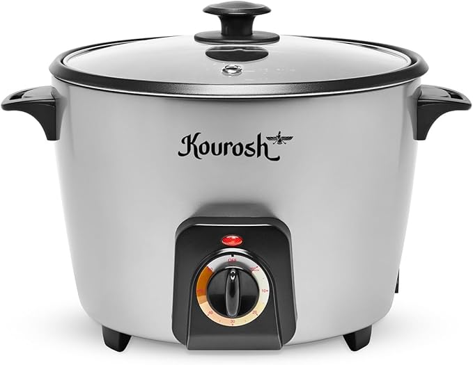 YEDI KOUROSH Automatic Persian Rice Cooker - Tahdig Rice Maker Perfect Rice Crust (15 CUP)