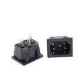 Socket Switch S-03-12 Three-pin Vertical AC Socket Pin-Shaped Rice Cooker Electric Kettle Household Appliance Switch