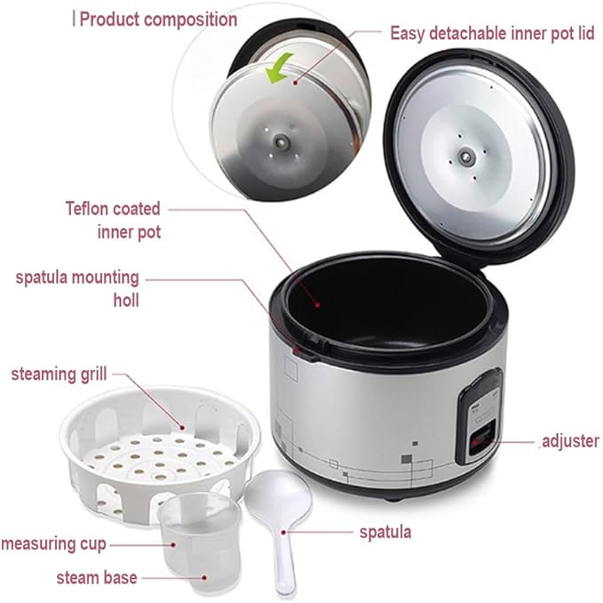 Korea Electric Rice Cooker for 3~4 Servings 220V