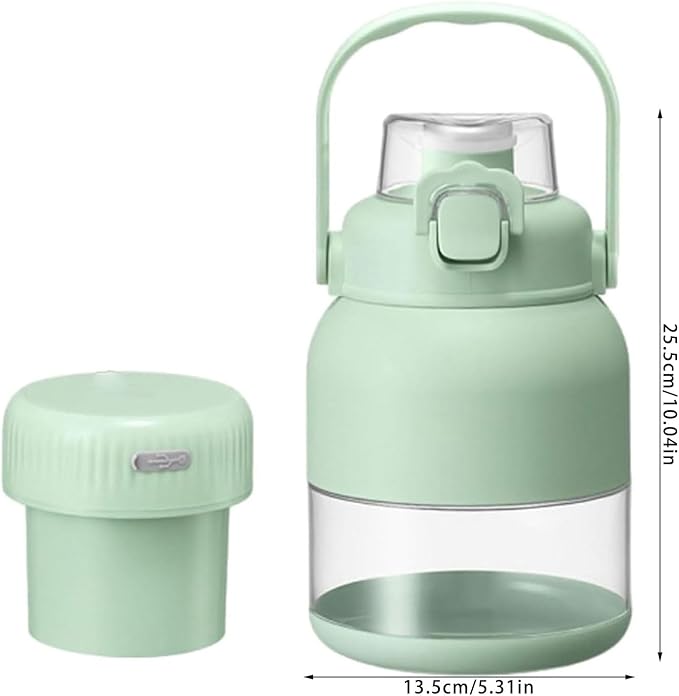 Small Portable Juicer Blenders with 20 USB Rechargeable Travel Fruit Maker for Home Office Kitchen Use