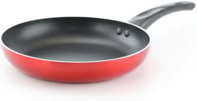 Nonstick Cookware Set 7 Pieces Healthy Pots and Pans Set Kitchen Cookware Set Non-toxic Healthy Non Stick Kitchen Cooking Set with Frying Pans Set Red