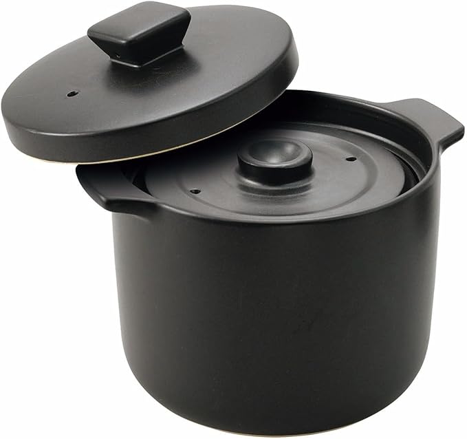 Kakuse Delicius DEL-23 Rice Pot for 3-4 People Includes Inner Lid Microwave Safe Direct Fire Compatible