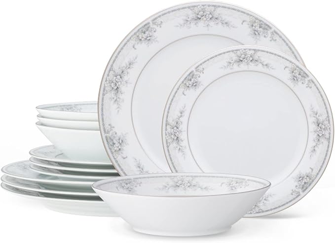 Noritake Sweet Leilani 12-Piece Dinnerware Set Service for 4