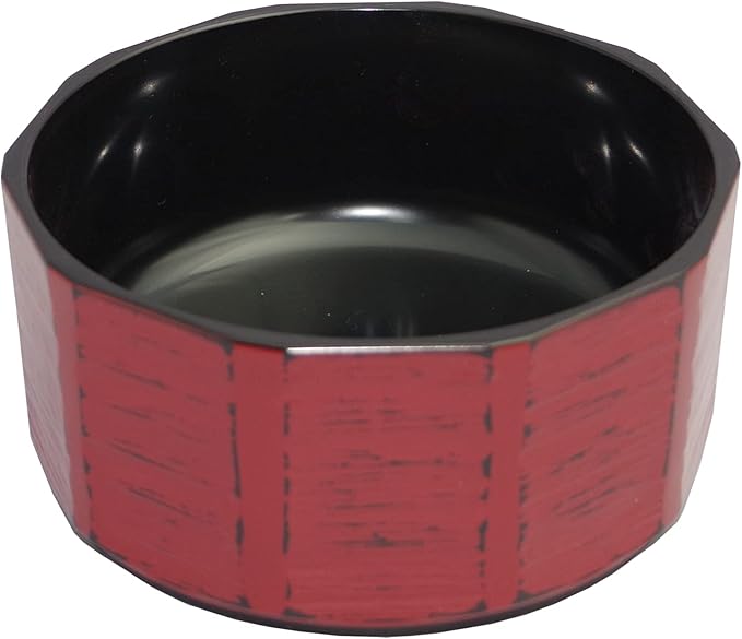 Ohitsu Heat Resistant Made in Japan Dishwasher-Safe Wood Carving Rice Cooker Negoro (Inner Black) (Small) (Parent) (10 Guests)