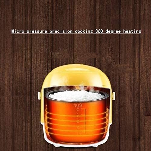 Rice Cooker Yellow Mini Rice Cooker Multifunction for 1-2 Students Mini Cooker