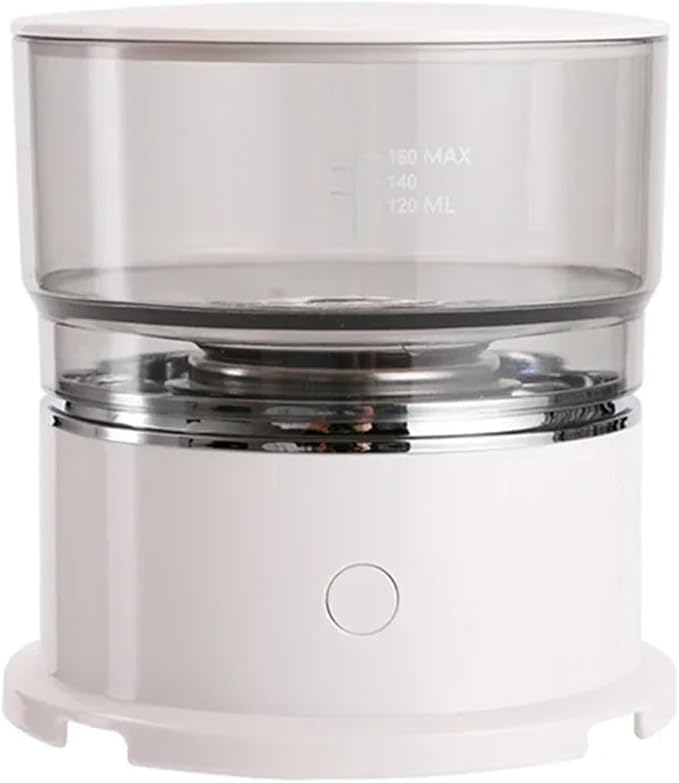 Electric Coffee Maker Portable Mini Coffee Machine 304 Stainless Steel Hand Rushing Coffee Pot for Travel Car Home(Coffee Grinder)