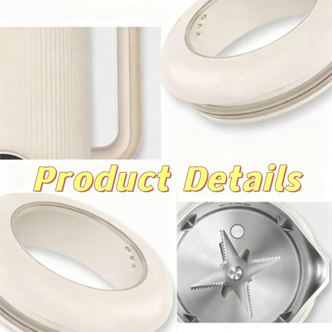 8 in 1 multifunctional nut milk machinethe perfect pour drink makerUpgraded Nutmilk Maker BlenderAutomatic Soybean Juice Machines with Timer Self-Cleaning and Keep-Warm (White)